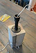 Image result for Making a Lamp Out of Coat Hangers