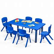Image result for Kids School Desk and Chair Set