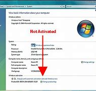 Image result for Windows 7 Not Activated