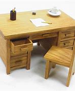 Image result for Vintage Oak Small Desk
