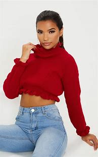 Image result for Putting Clothes Under Cropped Jumper