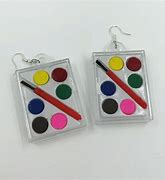 Image result for Paint Earrings