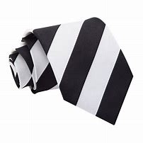 Image result for Black and White Striped Tie