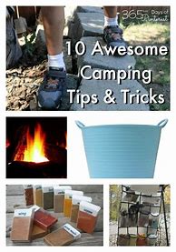 Image result for Camping Tips and Ideas