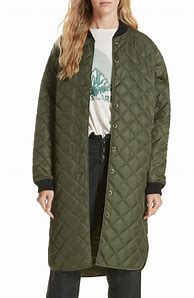 Image result for Long Quilted Winter Coat Women