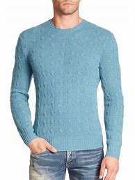 Image result for Men's Cable Knit Cashmere Sweater