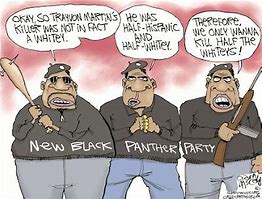 Image result for Black Panther Party Cartoon