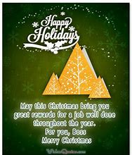 Image result for Merry Christmas Boss Quotes