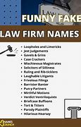 Image result for Funny Law Firm Names