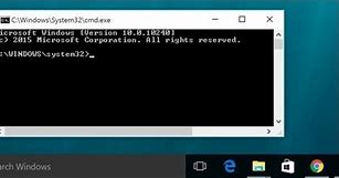 Image result for Dos Prompt On Windows 10