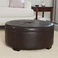 Image result for Leather Ottoman