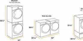Image result for Front Load Washer and Dryer Dimensions