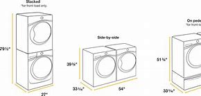 Image result for Stacked Washer Dryer Combo Dimensions