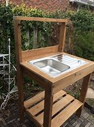 Image result for Small Outdoor Kitchen Sink