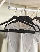 Image result for slim black clothes hanger