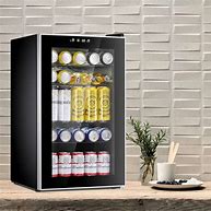 Image result for mini glass door fridge