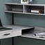 Image result for Metal and Wood Corner Desk