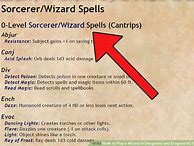 Image result for Wizard Magic Spell List
