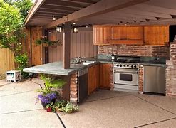 Image result for L-shaped Outdoor Kitchen Ideas