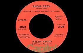 Image result for Helen Reddy Angie Baby