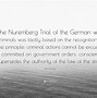 Image result for Nuremberg Trials Quotes