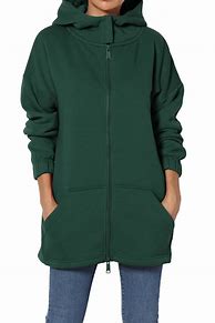 Image result for Women's Plus Size Zippered Hoodie