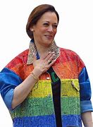 Image result for Kamala Harris Rainbow Jacket