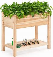 Image result for Wooden Herb Garden Planters