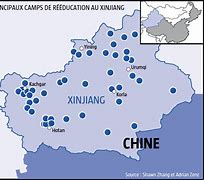 Résultat d’images pour Carte Des Camps Au Xinjiang