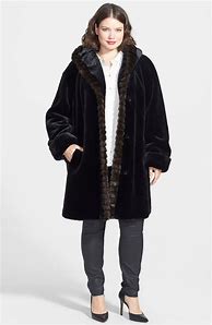 Image result for Plus Size Faux Fur Coats