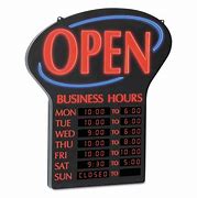 Image result for Newon Open Sign