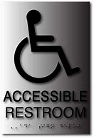 Image result for Accessible Restroom Sign