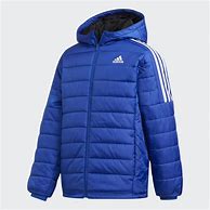 Image result for Blue Puffer Jacket Adidas