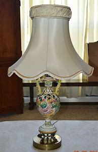 Image result for Antique Capodimonte Lamps