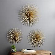 Image result for Gold Metal Wall Decor