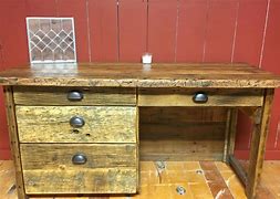 Image result for Barn Wood Office Desk
