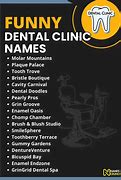 Image result for Funny Dental Names