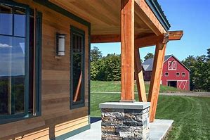 Image result for Cedar Log Posts for Porches