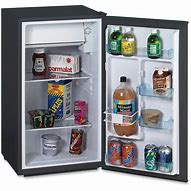 Image result for black 10 cubic foot fridge