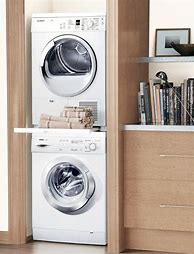 Image result for Stackable Washer and Ventless Dryer in Utility Room Ideas