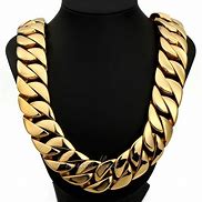 Image result for mens gold cuban link chains