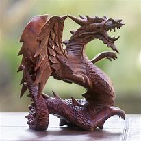 Image result for Wood Dragon Sculpture