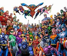 Image result for Justice League vs Avengers Marvel DC