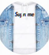 Image result for White Supreme Hoodie Roblox