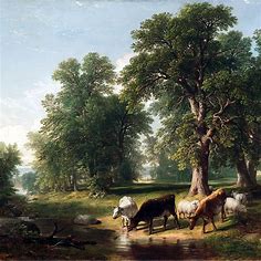 Summer Afternoon Throw Pillow for Sale by Asher Brown Durand