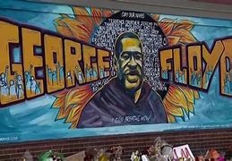 Image result for Photo George Floyd Mural