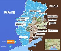 Image result for Map of Ukraine Donbass Region