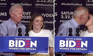 Image result for Joe Biden Kisses Granddaughter