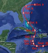 Image result for Hurricane Matthew Tracking Chart