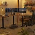 Image result for L-shaped Standing Desk with Drawers